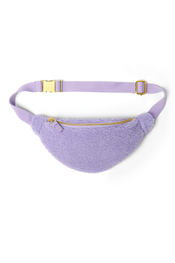 Lilac Teddy Mini Fanny Pack