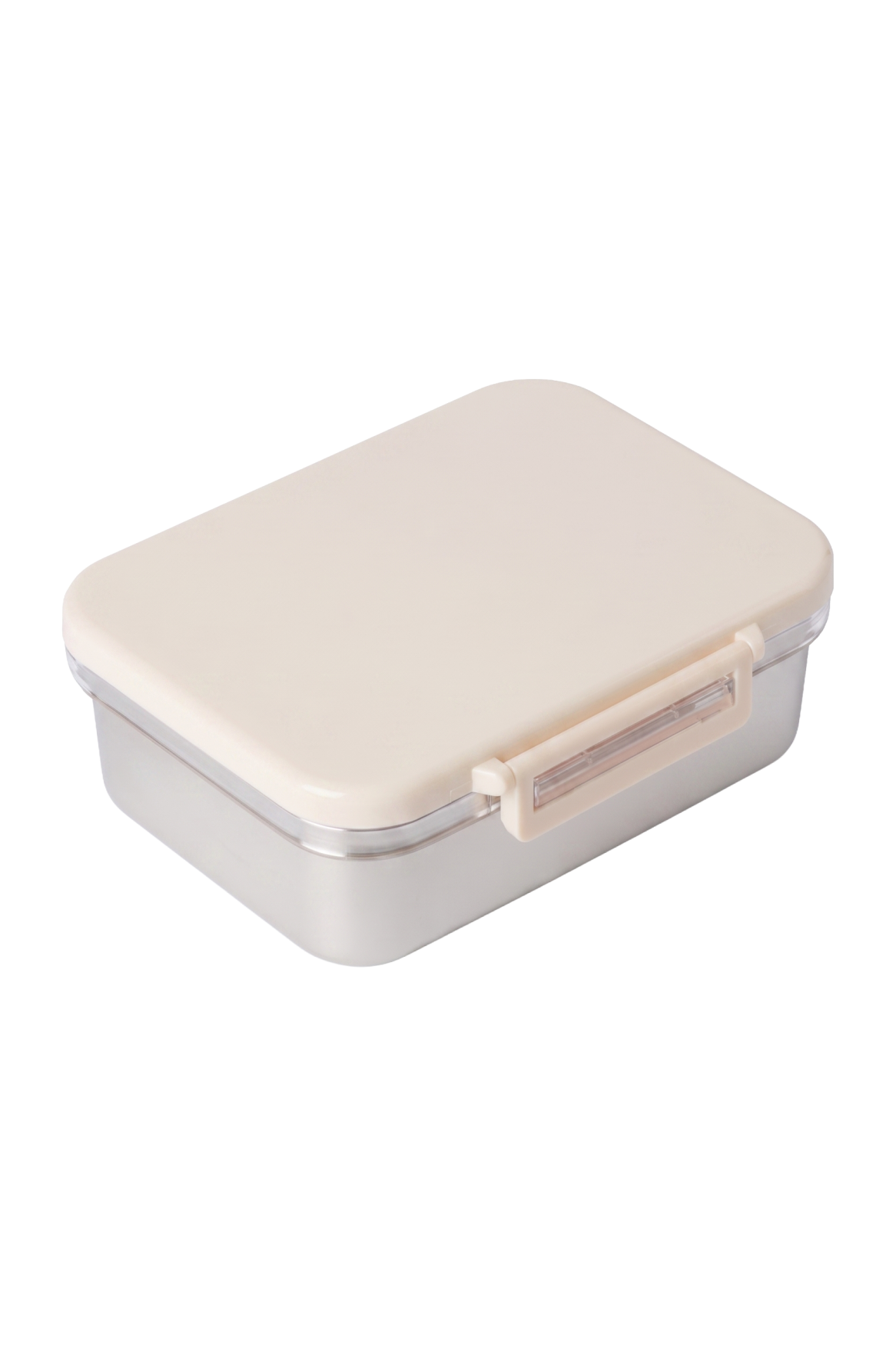 Edelstahl-Brotdose | Beige