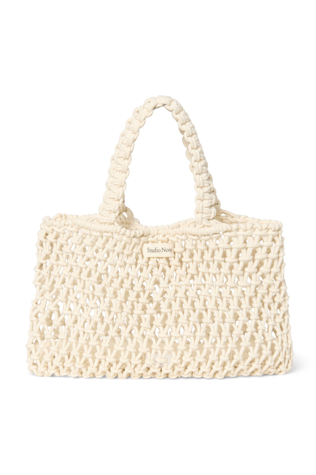 Natural Macrame Mini Handbag