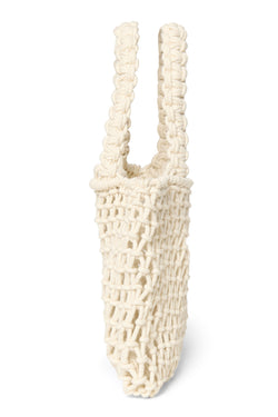 Natural Macrame Mini Handbag
