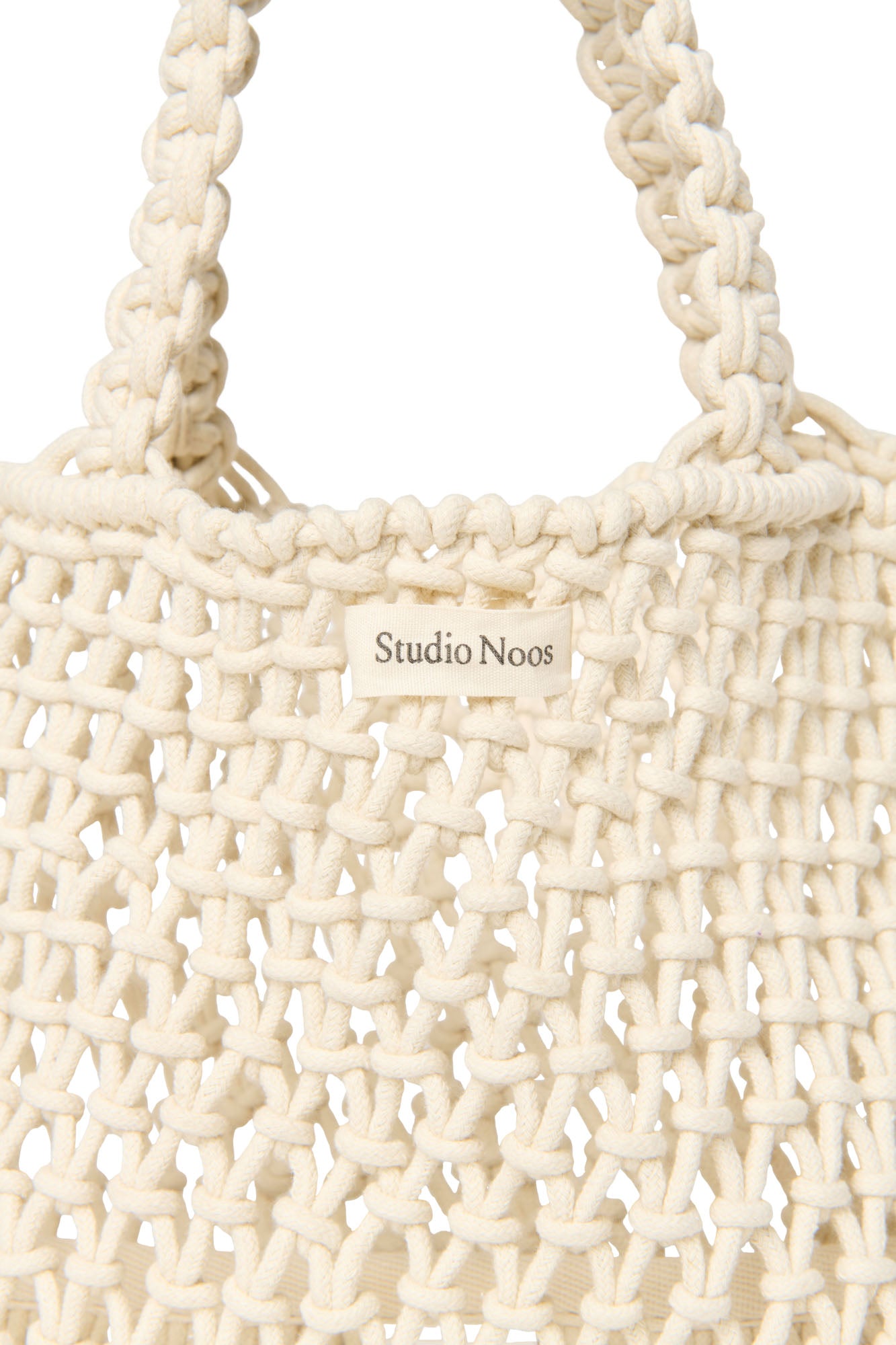 Natural Macrame Mini Handbag