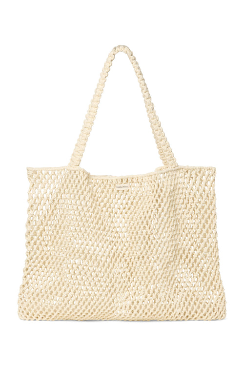 Natural Macrame Mom Bag