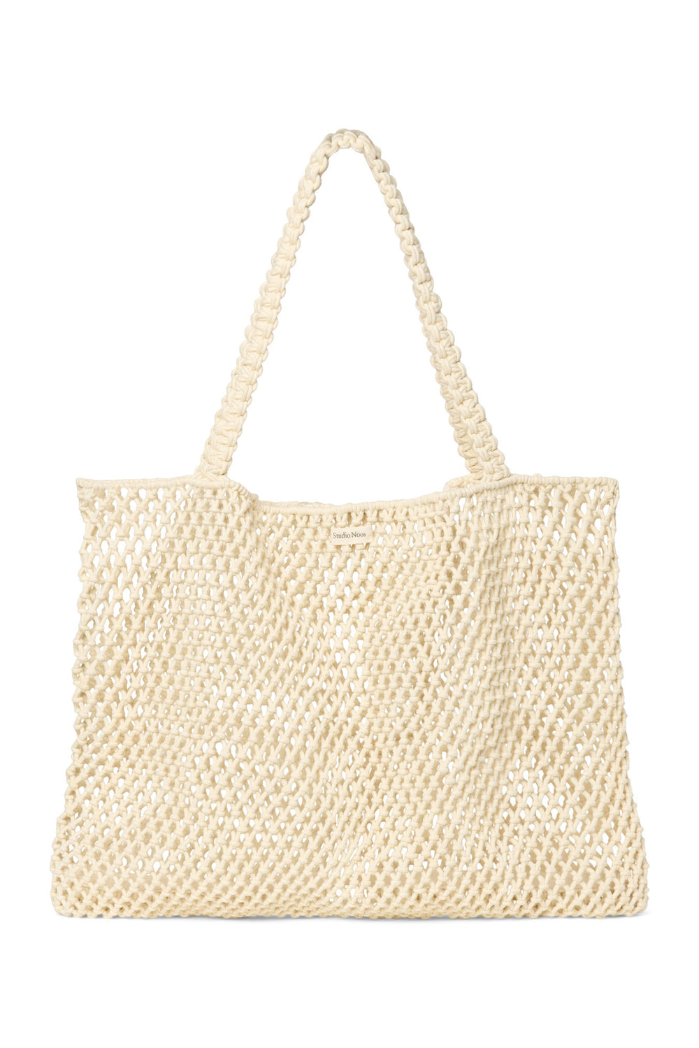 Natural Macrame Mom Bag