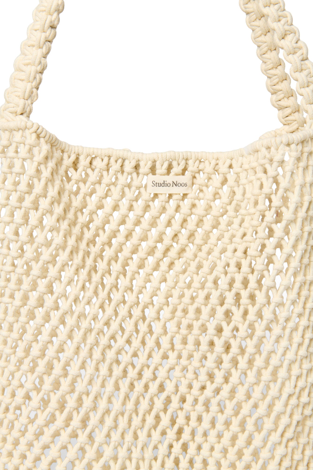 Natural Macrame Mom Bag