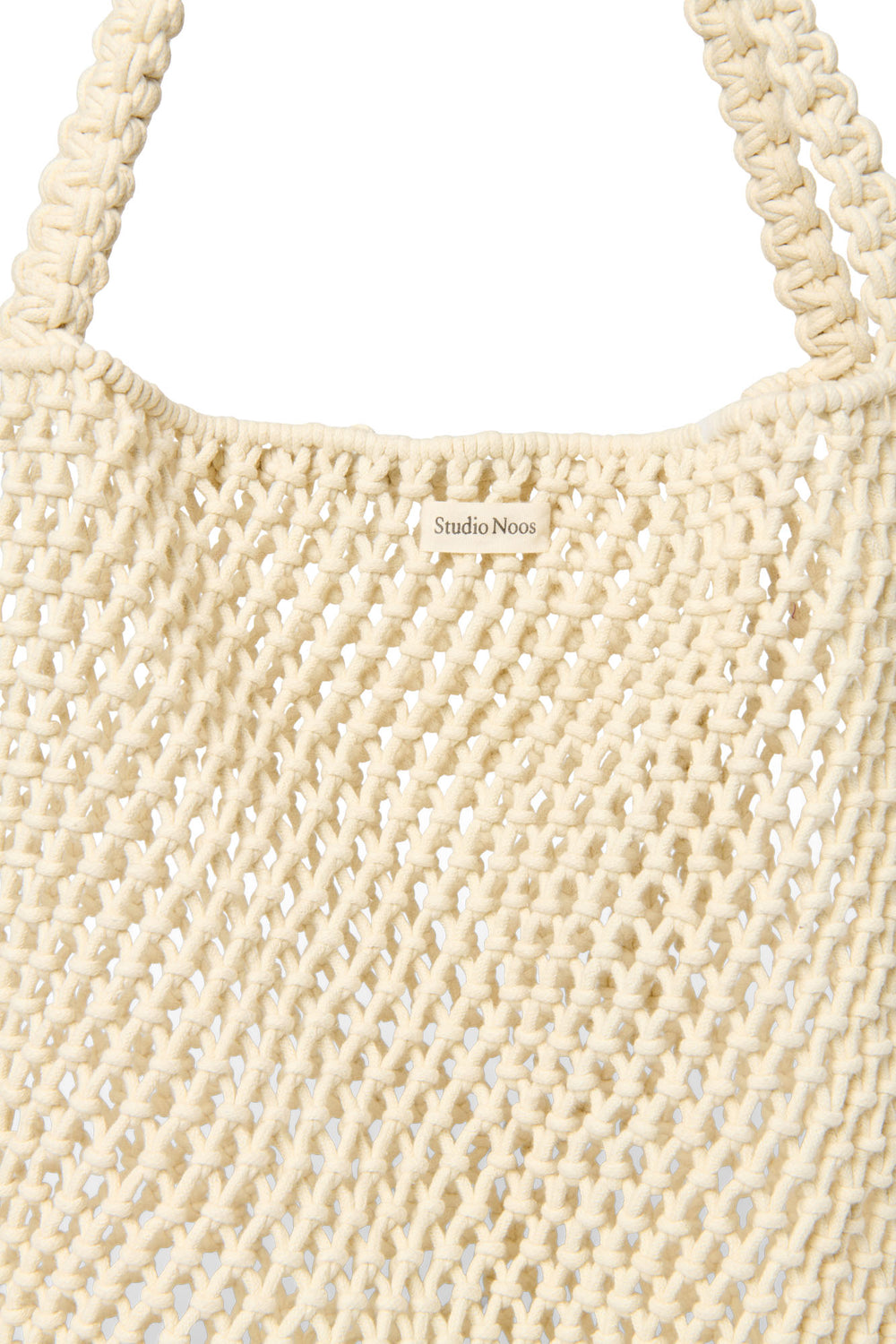 Natural Macrame Mom Bag