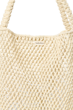 Natural Macrame Mom Bag