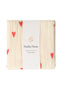 Swaddle Print Medium | Beige Hearts