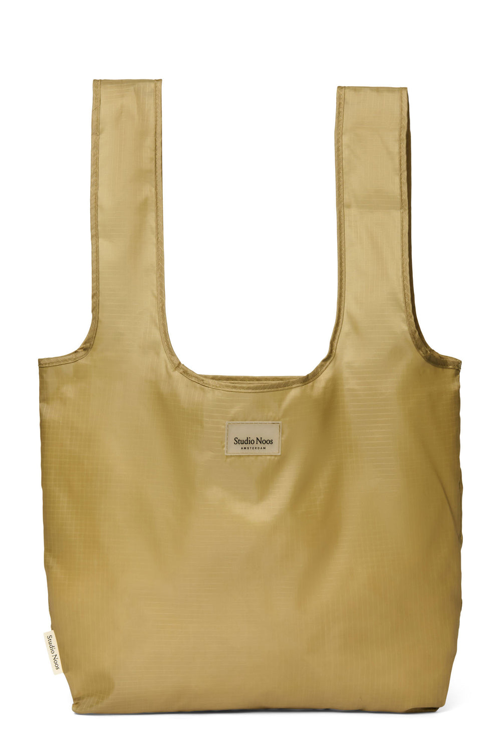 Olijfgroene Grocery Tote Bag