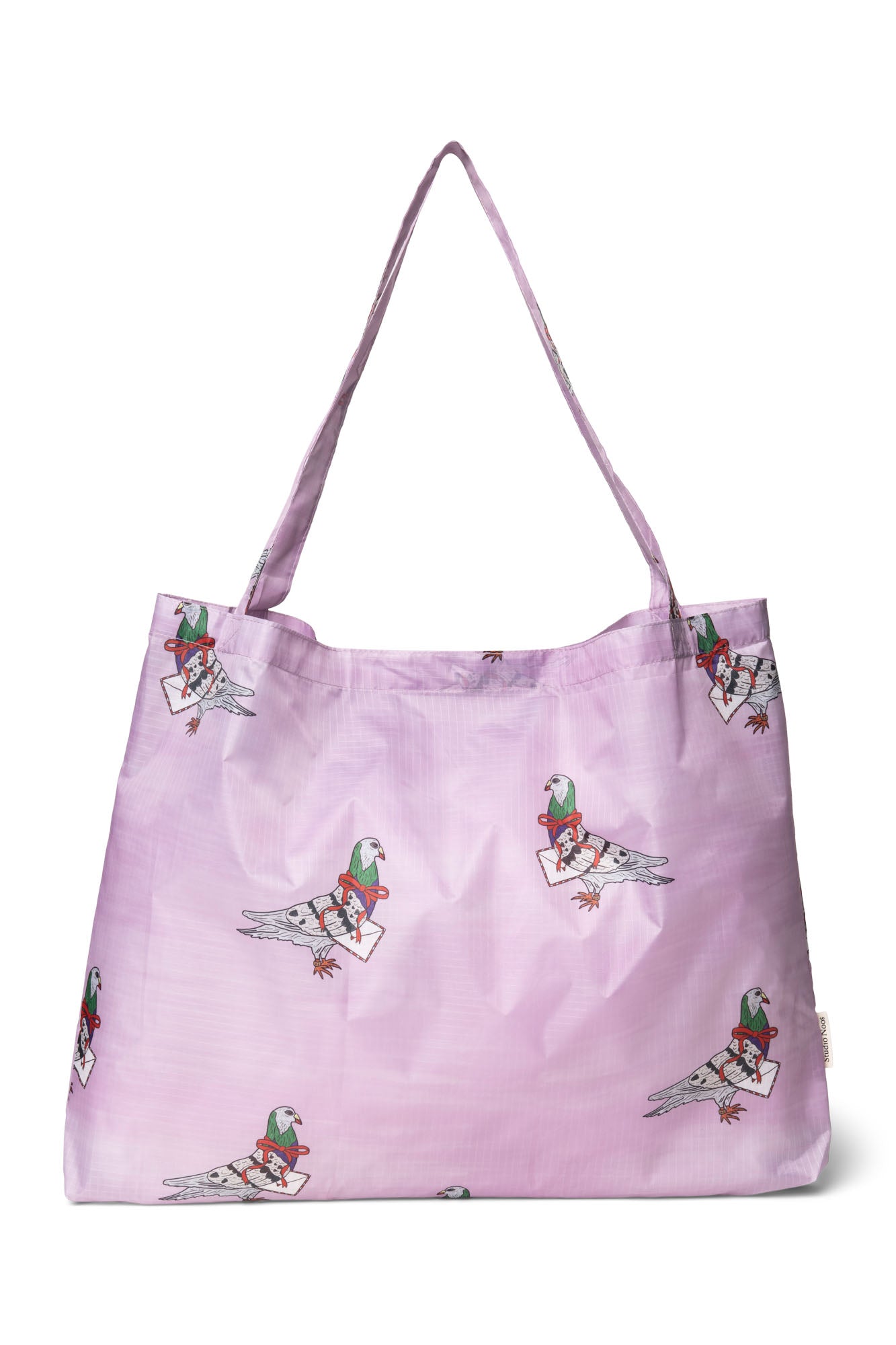 Pigeon Pink Grocery Bag