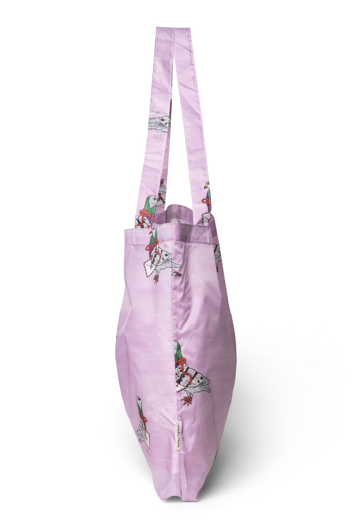 Pigeon Pink Grocery Bag