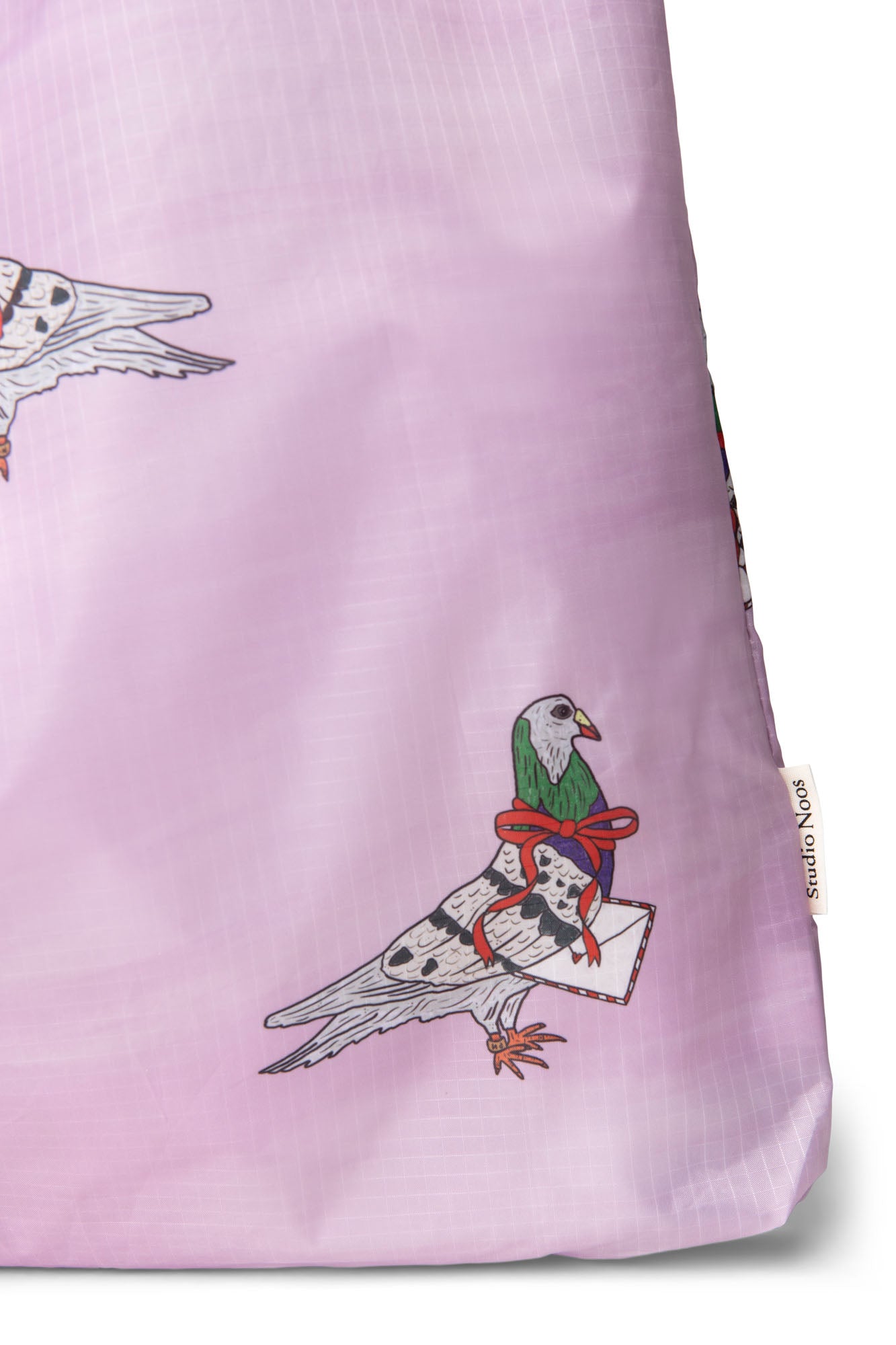 Pigeon Pink Grocery Bag