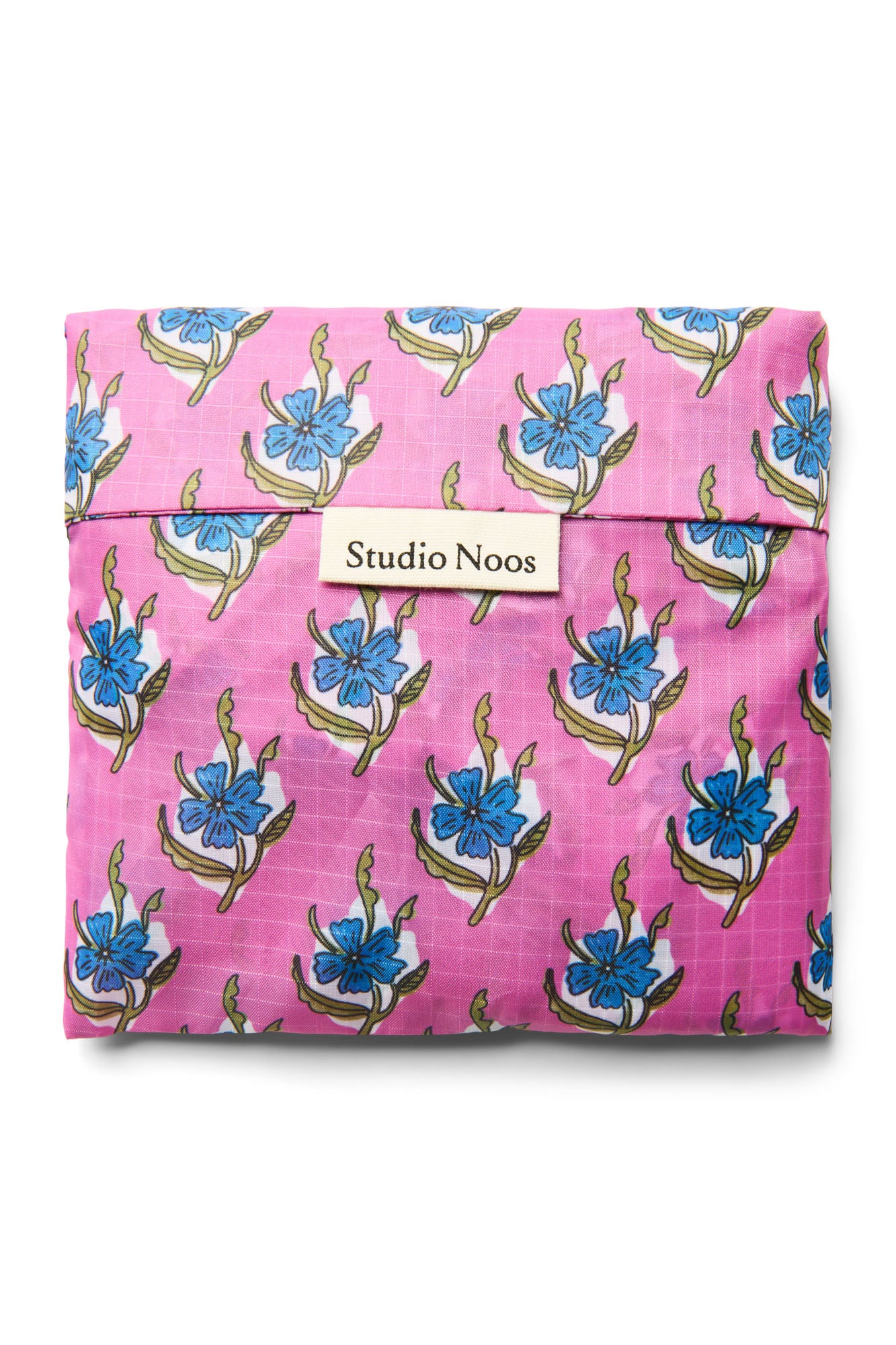 Pink Floral Grocery Bag