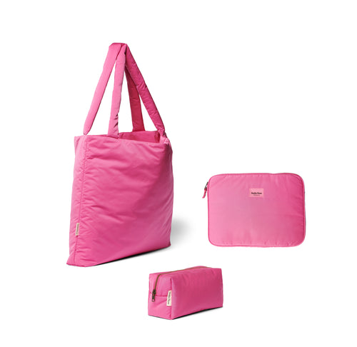 Roze Puffy Familie Sets