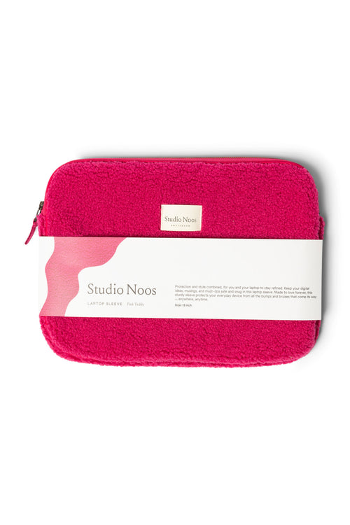 Pink Teddy Laptop Sleeve | 13 INCH