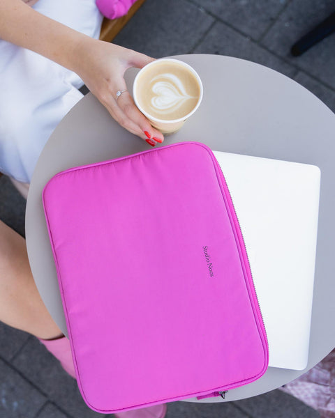 Pink hotsell laptop sleeve