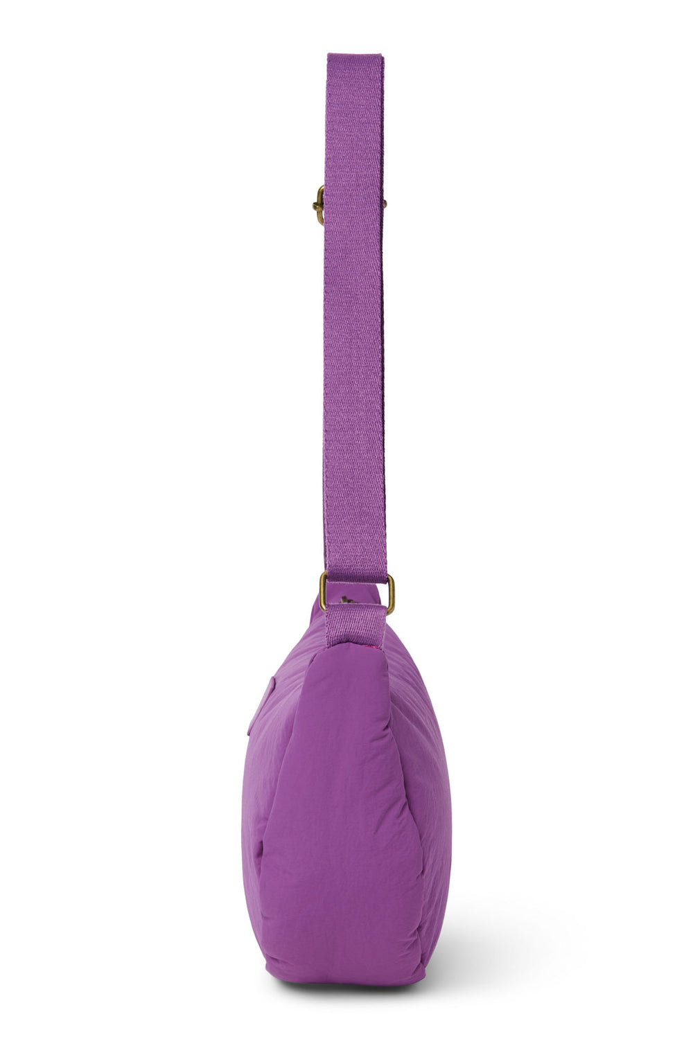 Paarse Textured Puffy Adult Fanny Pack