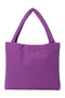Textured Puffy Mom Bag | Purple