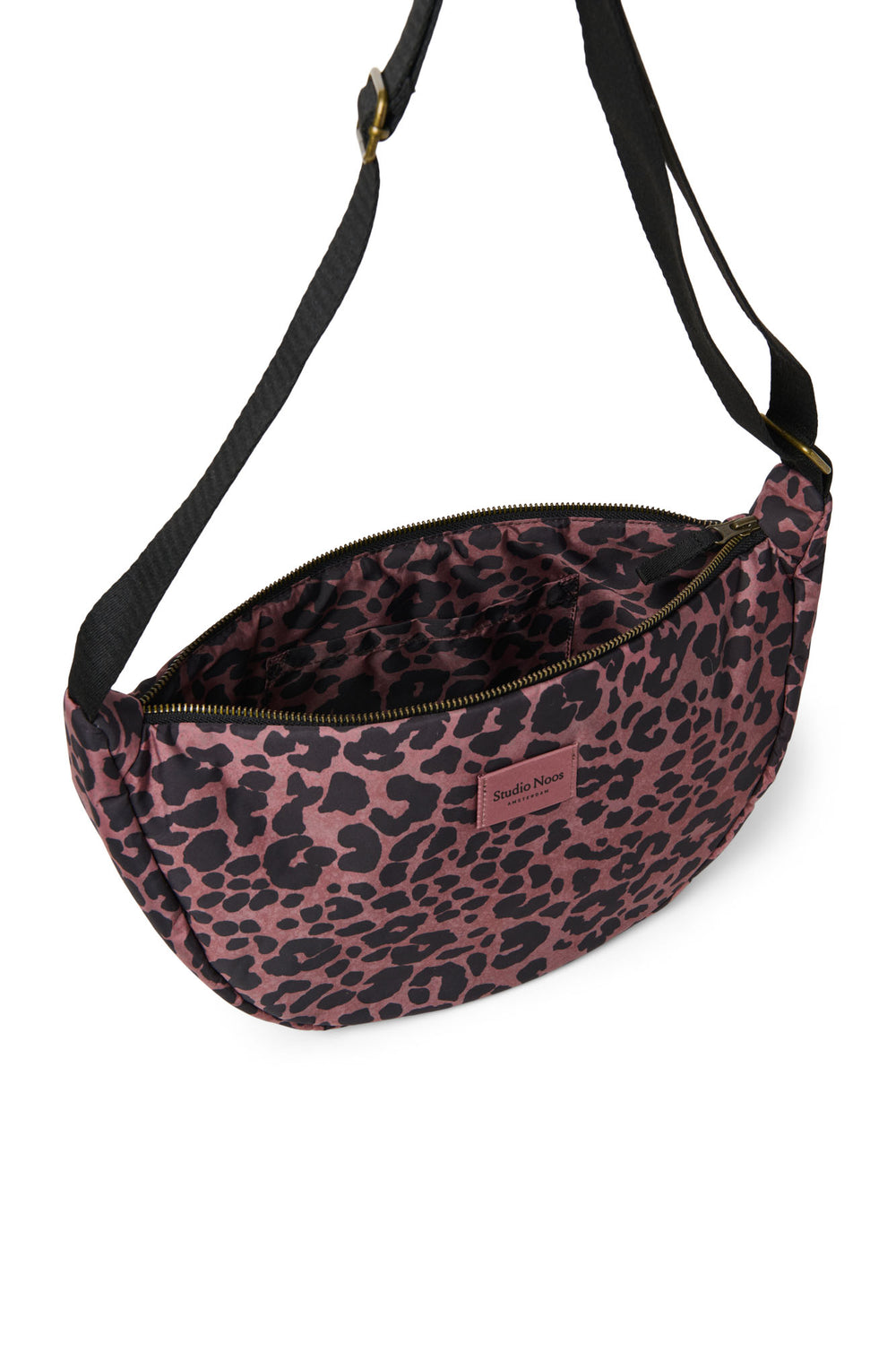 Puffy Adult Fanny Pack | Red Leopard