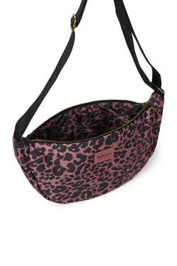 Puffy Adult Fanny Pack | Red Leopard