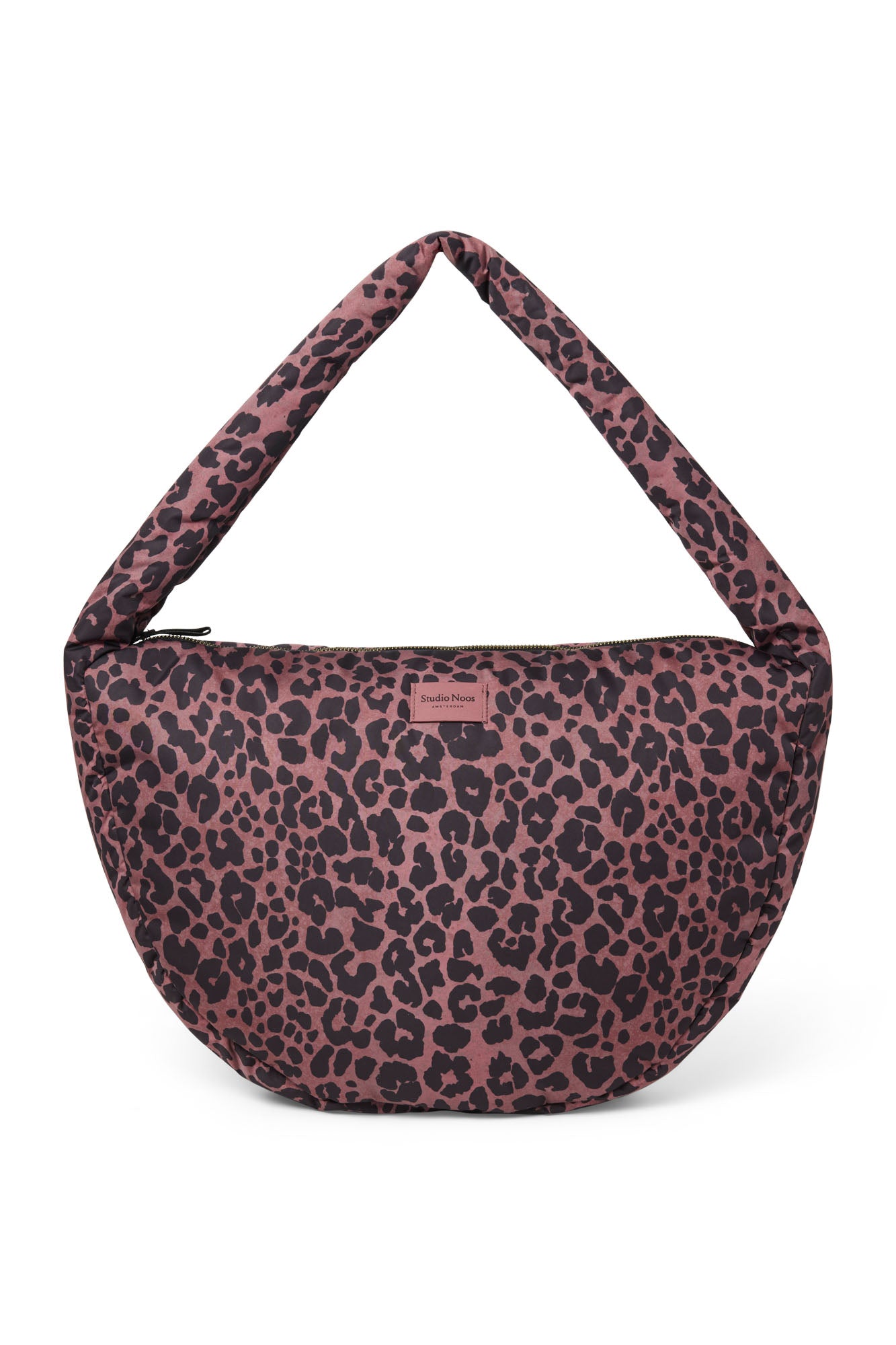 Puffy Cross Body Bag | Red Leopard