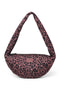 Puffy Mini Cross Body Bag | Red Leopard