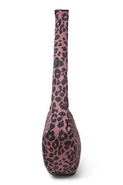 Puffy Mini Cross Body Bag | Red Leopard