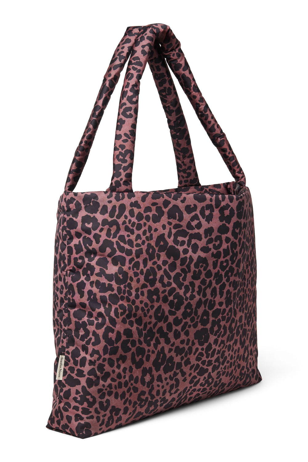 Puffy Mom Bag | Red Leopard