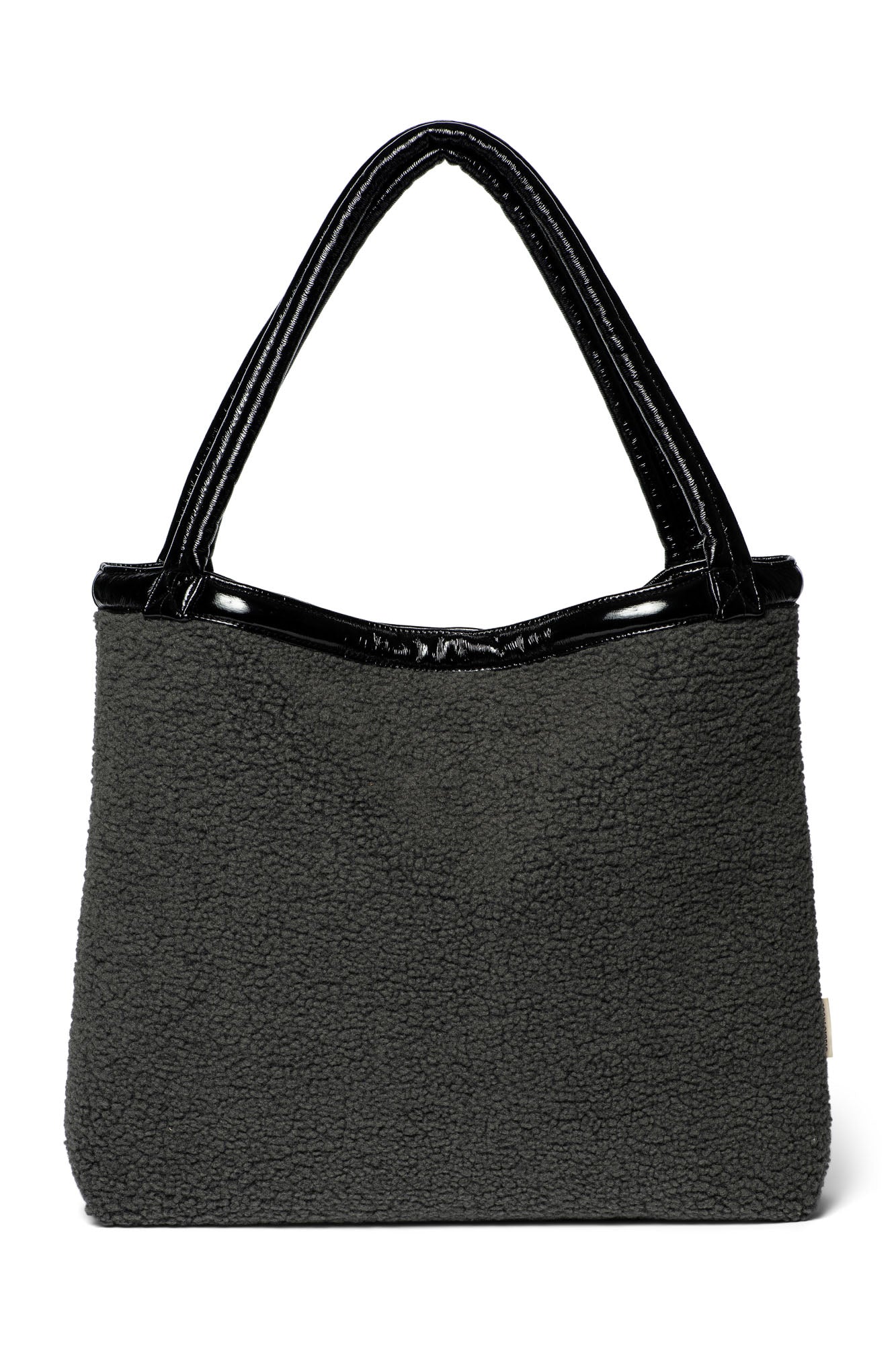 Teddy Mom Bag | Black Lacquer