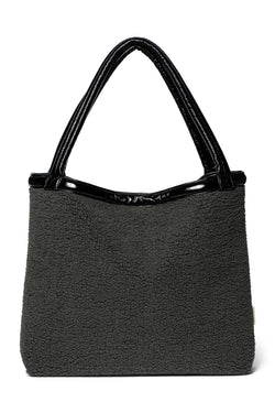 Teddy Mom Bag | Black Lacquer