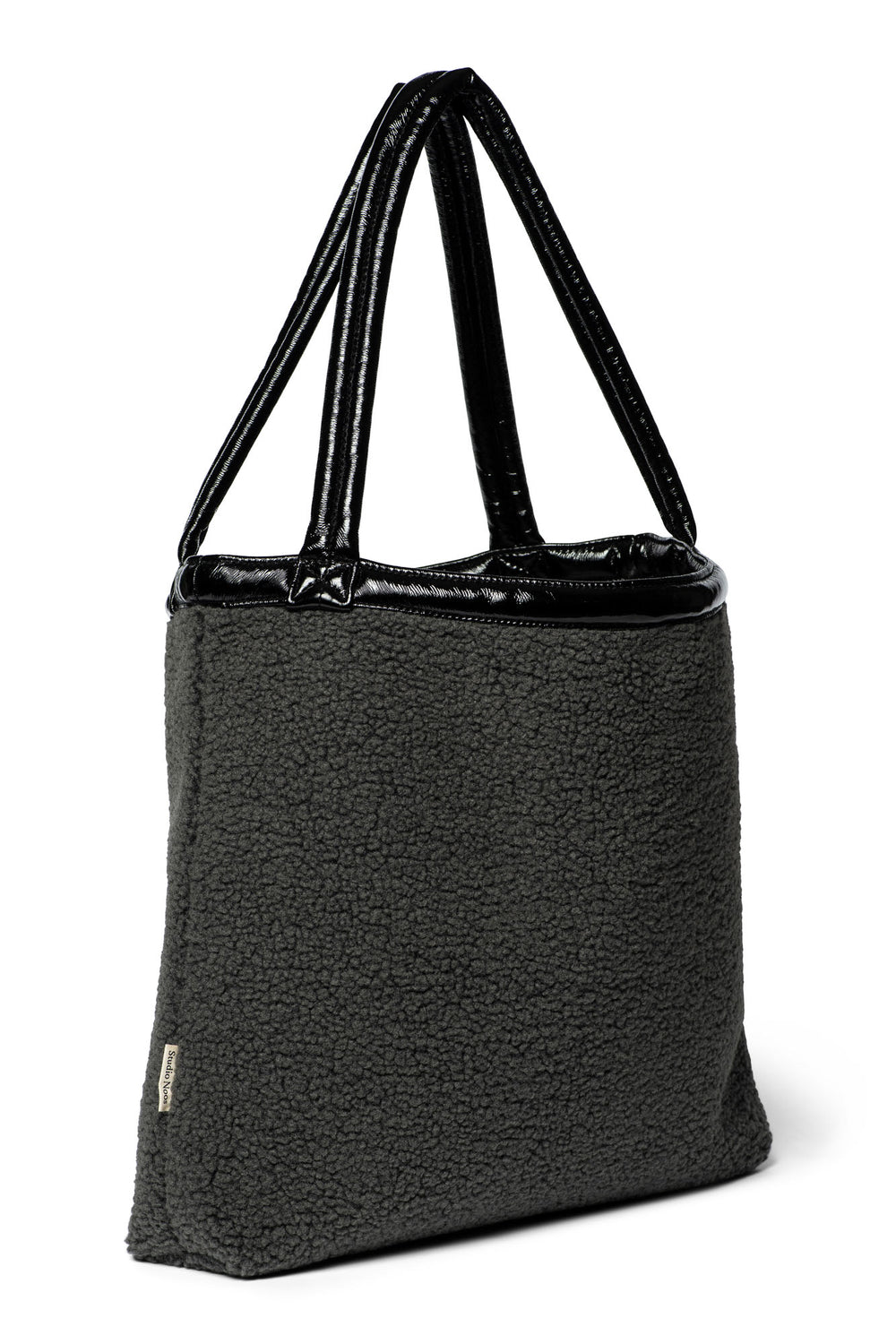 Teddy Mom Bag | Black Lacquer