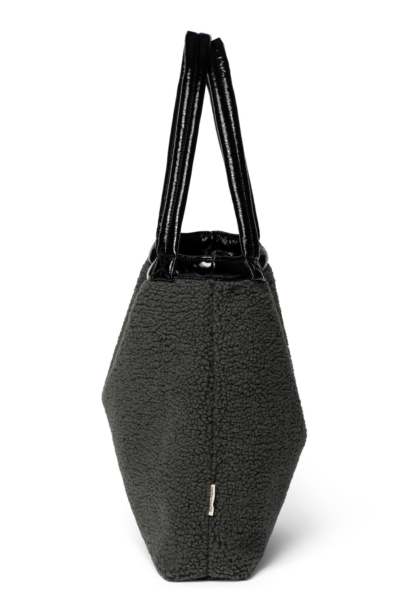 Teddy Mom Bag | Black Lacquer