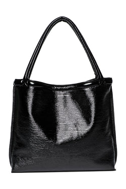 Teddy Mom Bag | Black Lacquer