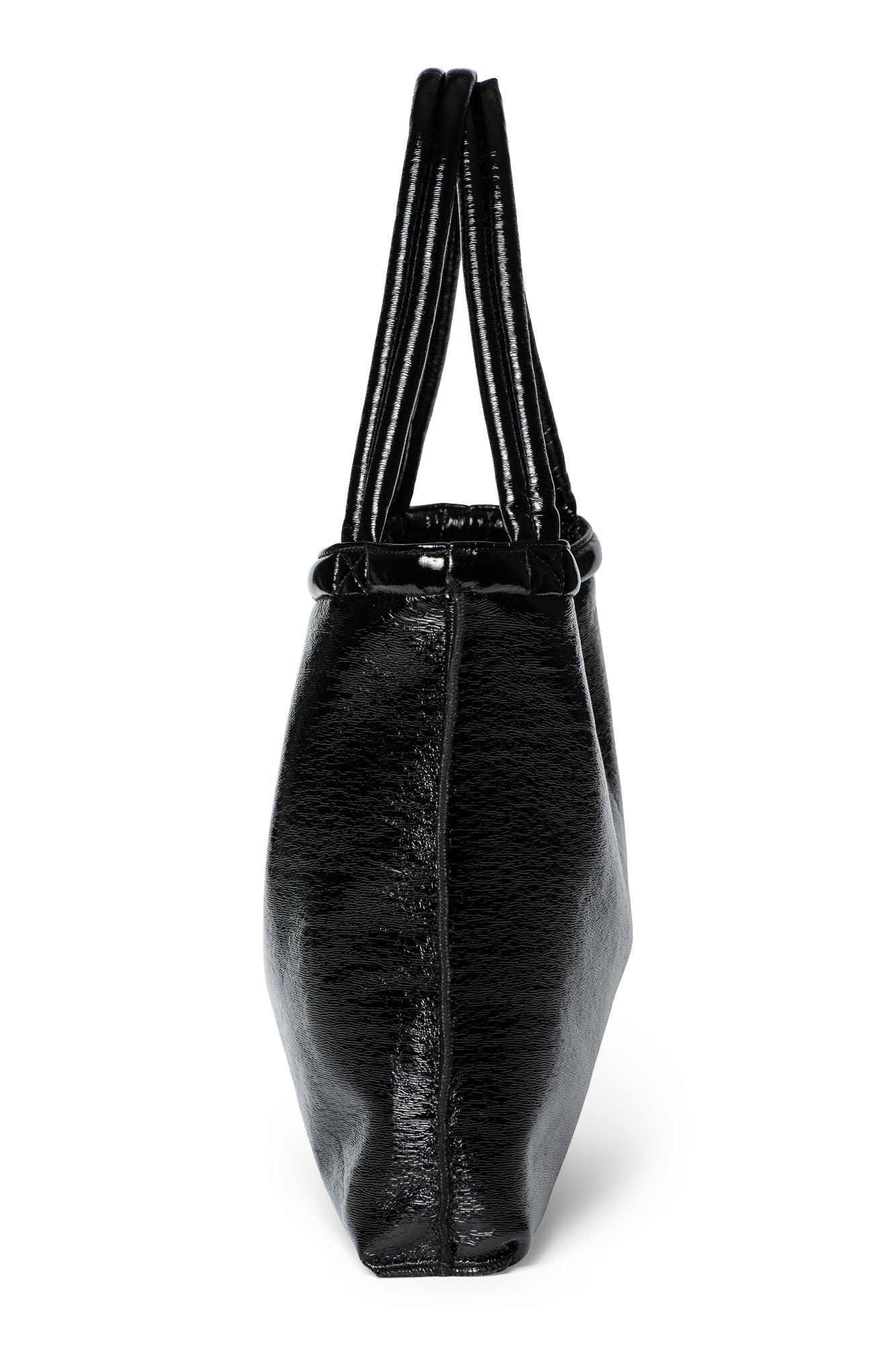 Teddy Mom Bag | Black Lacquer