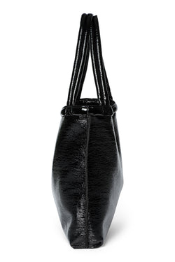 Teddy Mom Bag | Black Lacquer