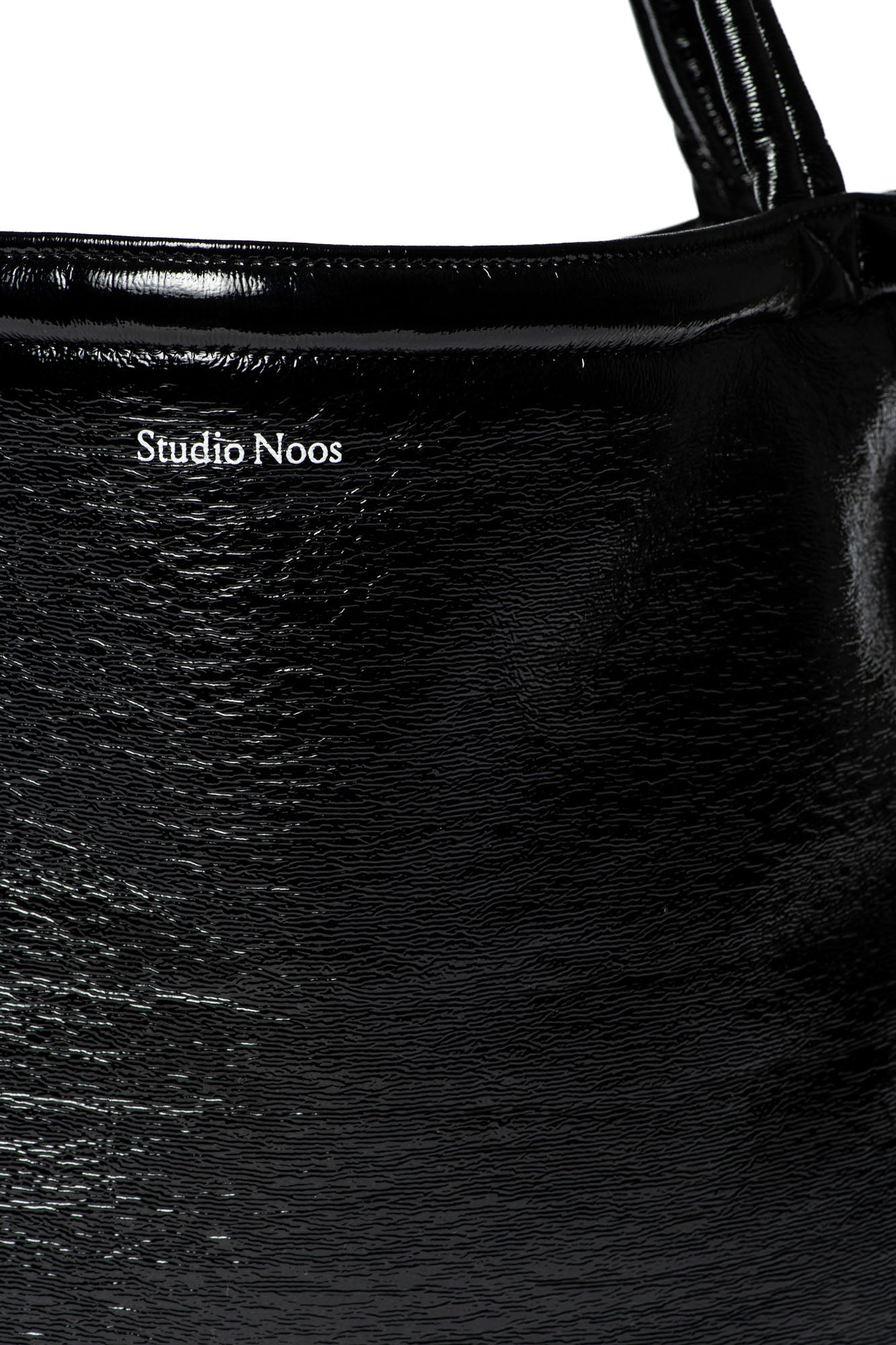 Teddy Mom Bag | Black Lacquer