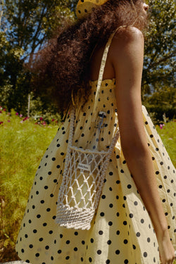Macramé Bottle Bag | Natural
