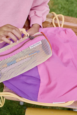 Patchwork Pencil Case | Butter Yellow