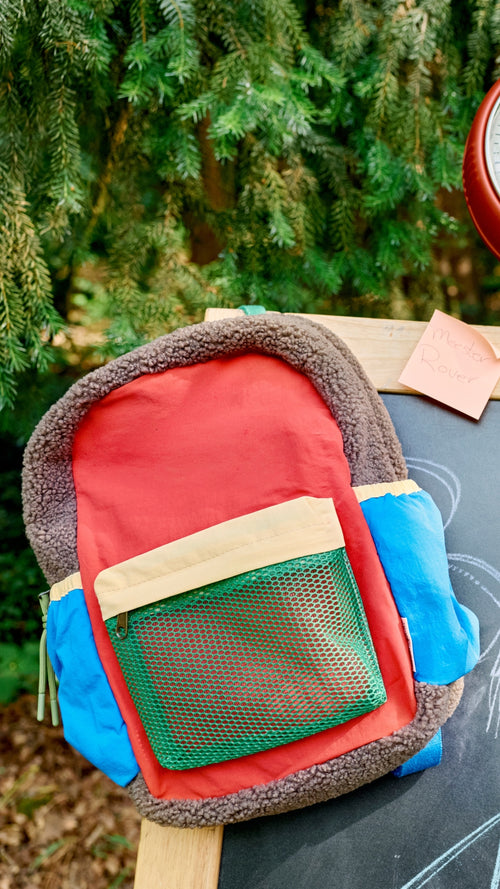 Patchwork Mini Rugzak | Rode