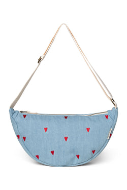 Denim Adult Sac Banane | Bleu Hearts