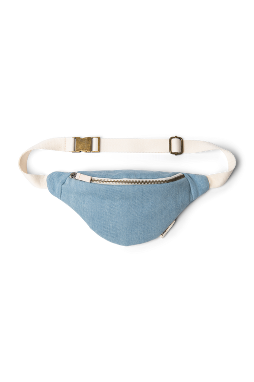Denim Mini Fanny Pack | Blue
