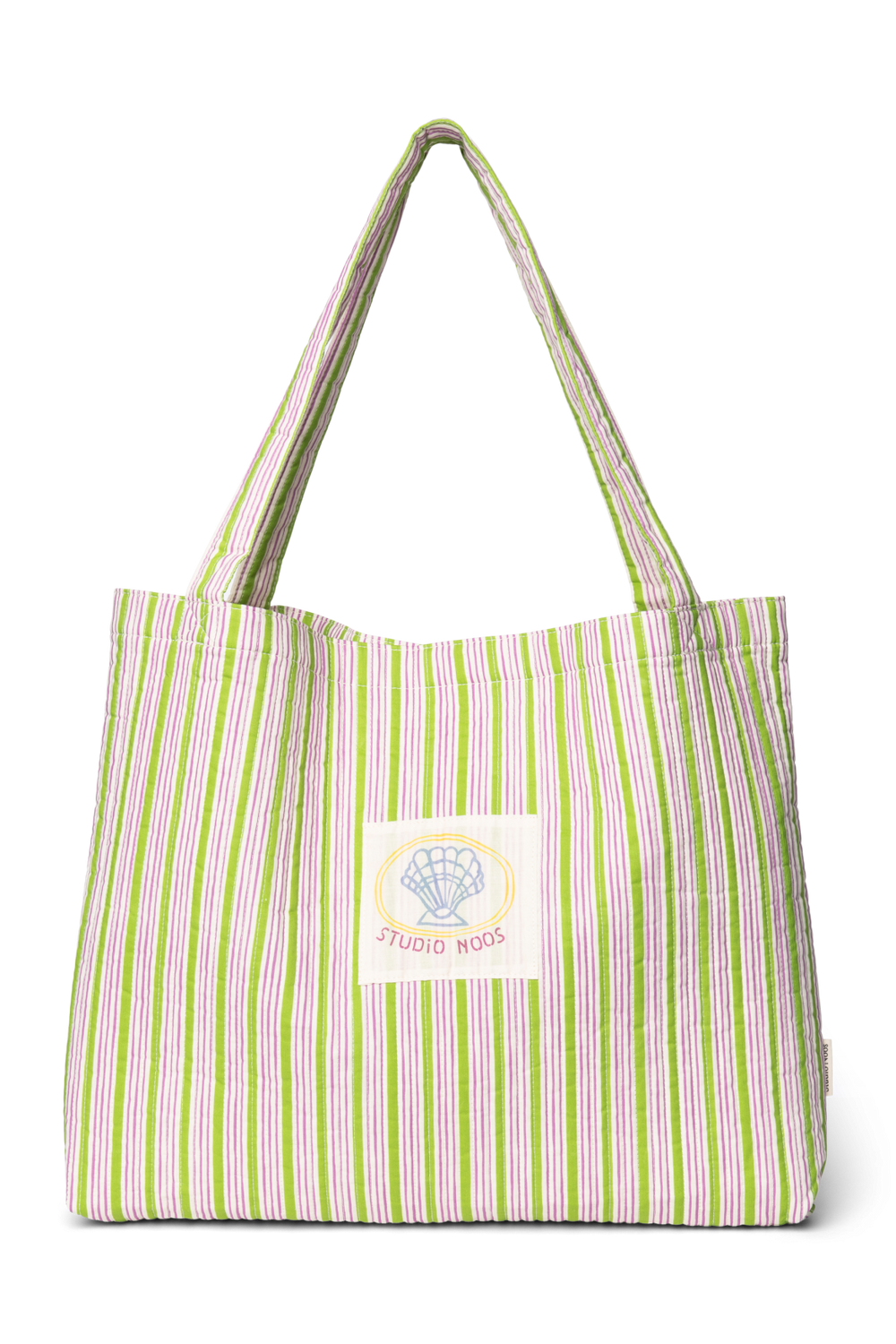 Serenity Cotton Striped Mom Bag