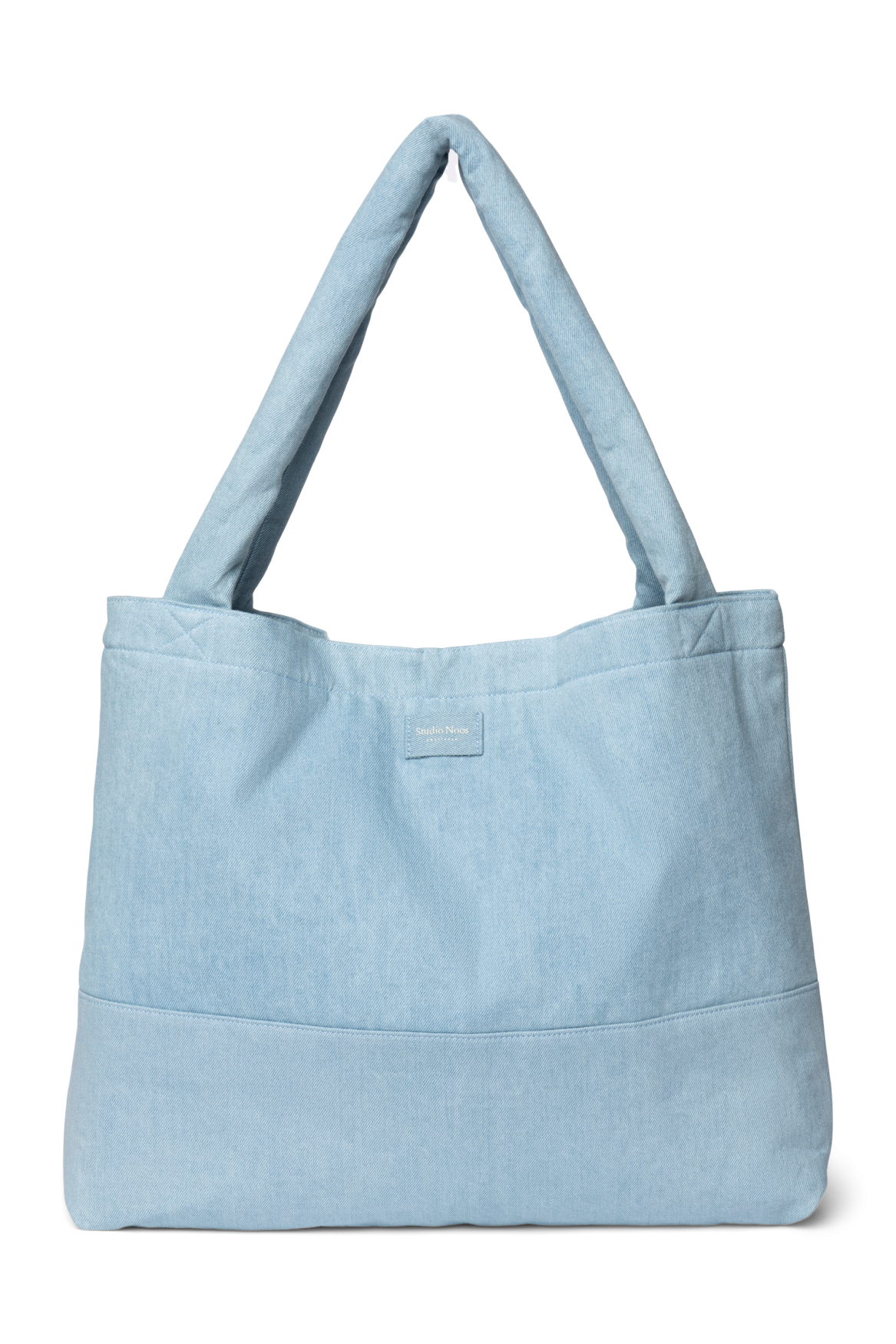 Denim Solid Mom Bag