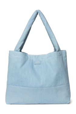 Denim Solid Mom Bag