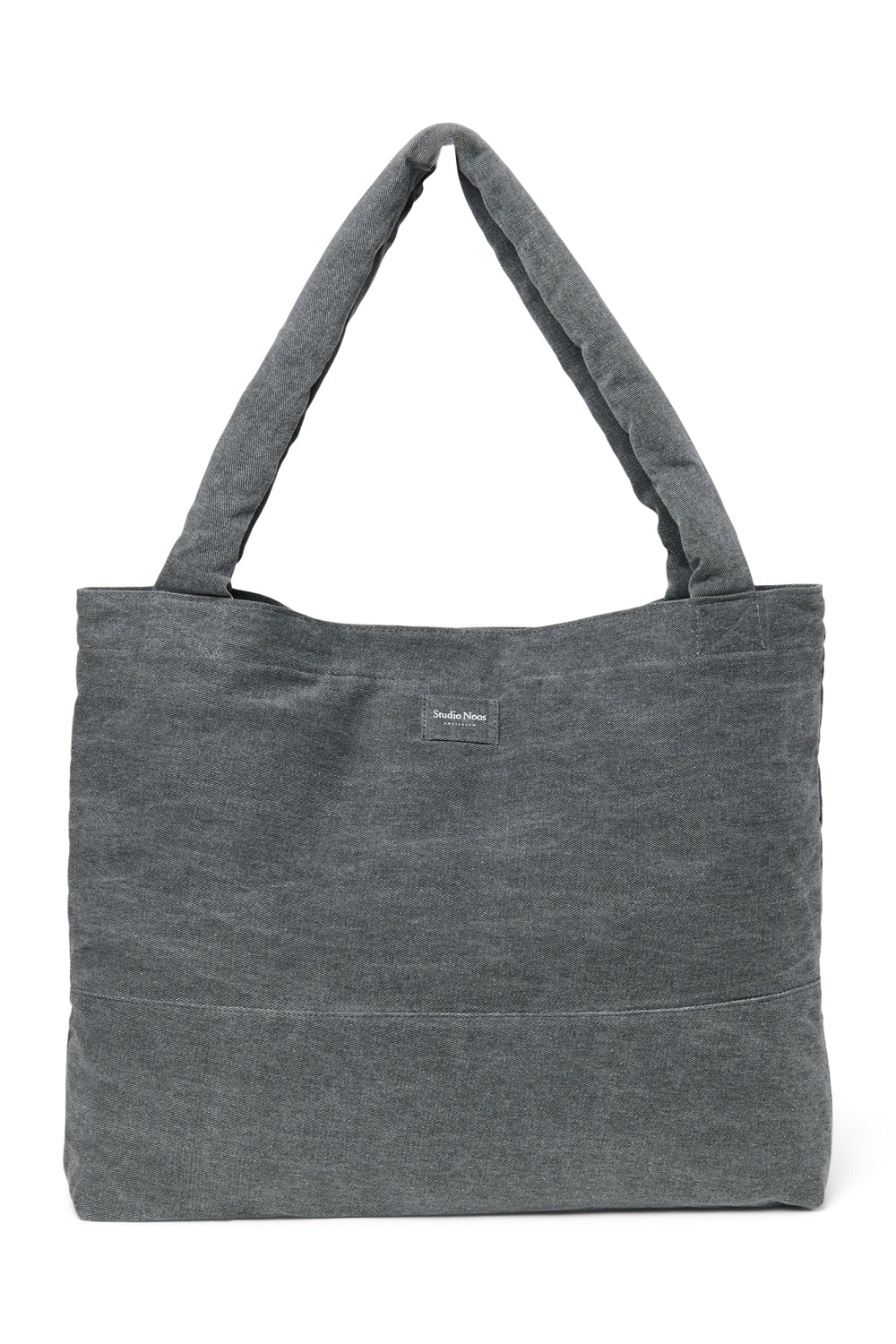 Denim Mom Bag | Grey