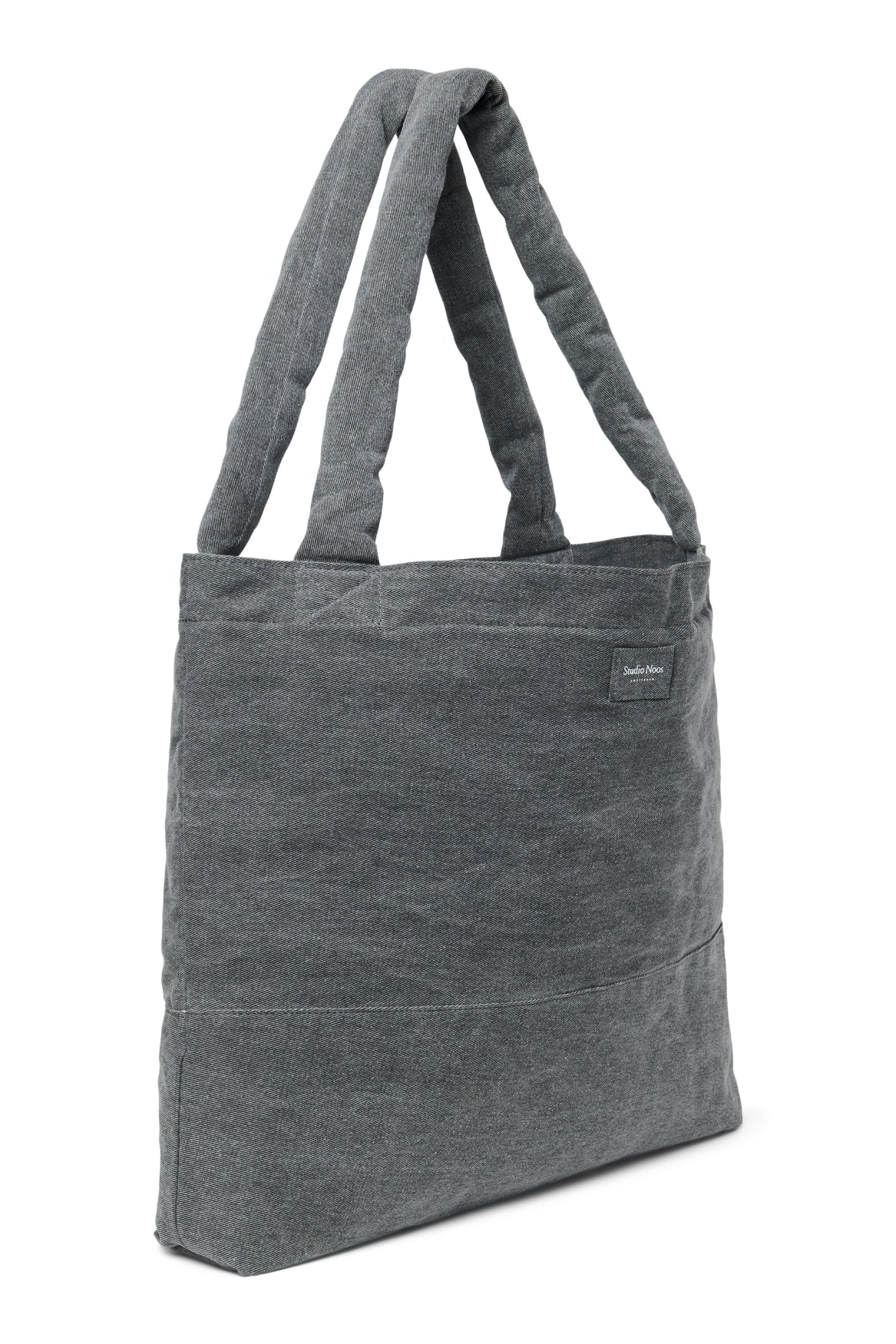 Denim Mom Bag | Grey