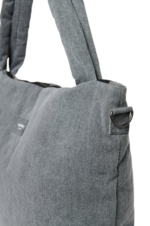 Denim Diaper Bag | Grey