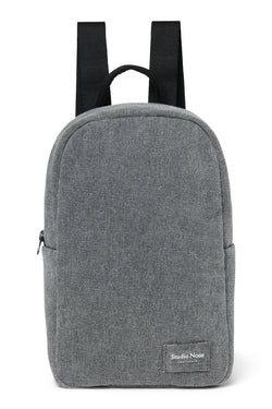 Denim Mini Backpack | Grey