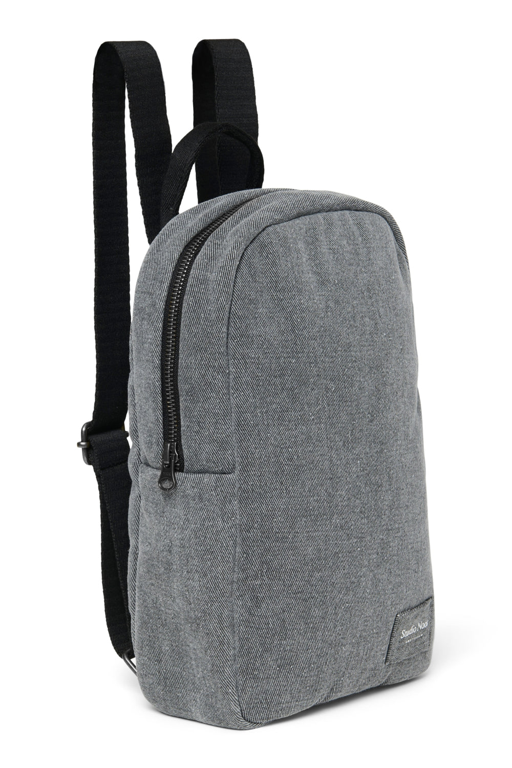 Denim Mini Backpack | Grey