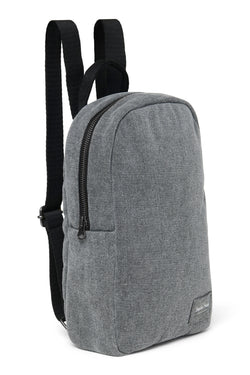 Denim Mini Backpack | Grey