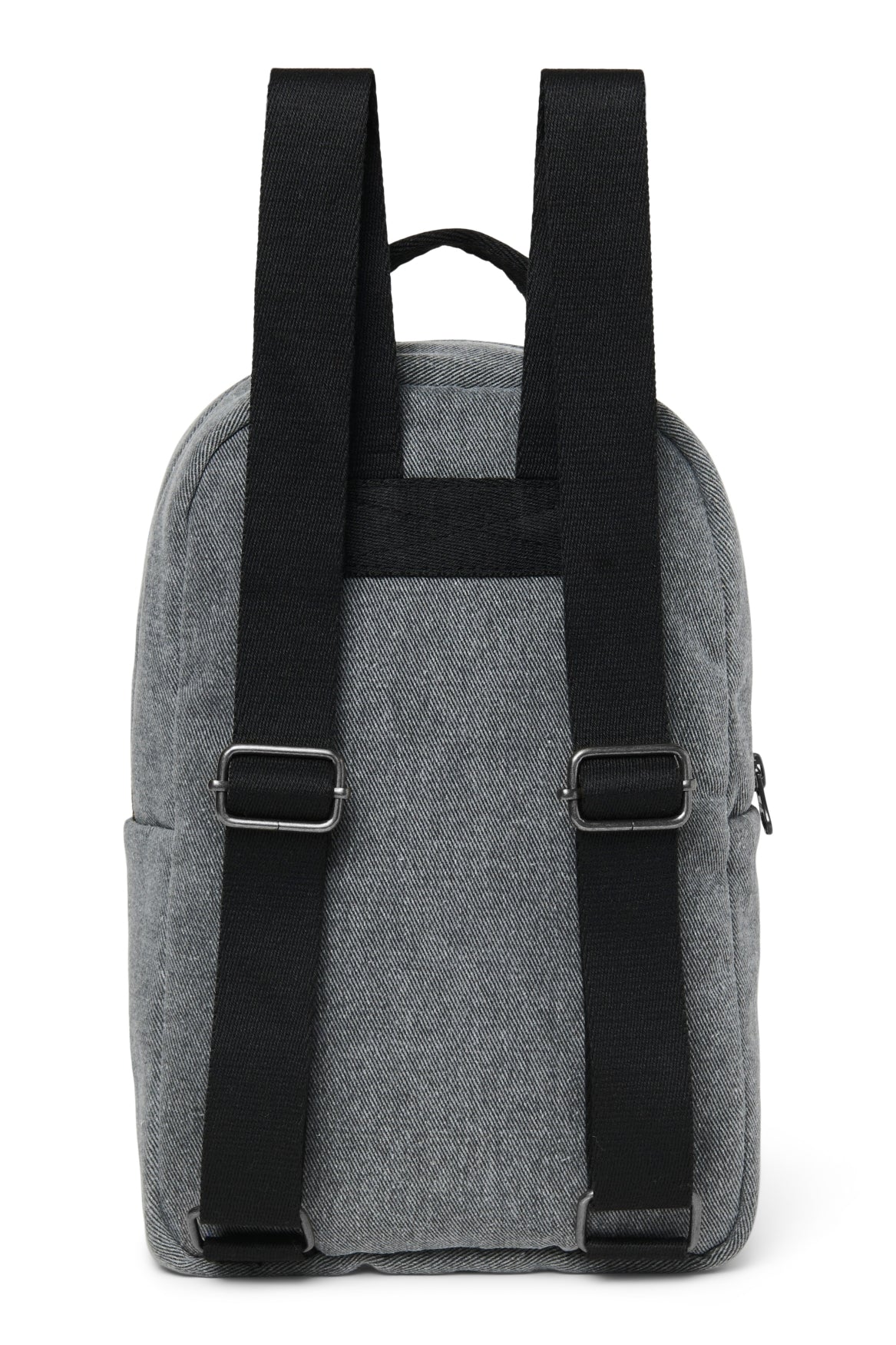 Denim Mini Backpack | Grey
